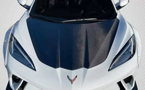 2020-2025 Chevrolet Corvette C8 Carbon Creations OEM Look Hood - 1 Piece