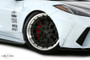 2020-2024 Chevrolet Corvette C8 Duraflex Gran Veloce Wide Body Front Fender Flares - 4 Piece ( for use with 116591 )