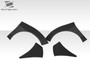2020-2024 Chevrolet Corvette C8 Duraflex Gran Veloce Wide Body Front Fender Flares - 4 Piece ( for use with 116591 )