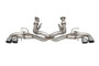 Corsa Performance 3.0" Muffler Delete Cat-Back Exhaust System w/NPP Sound control and 4.5" Polished Pro-Series Tips 20-25 Chevrolet Corvette