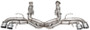 Corsa Performance 3.0" Track Series Cat-Back Muffler Delete Exhaust System w/4.5" Polished Pro-Series Tips 20-25 Chevrolet Corvette
