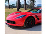 Spec-D Black 2PC Front Bumper Canards Spats Cover Chevrolet Corvette 2014-2019