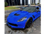 Spec-D Black 2PC Front Bumper Canards Spats Cover Chevrolet Corvette 2014-2019