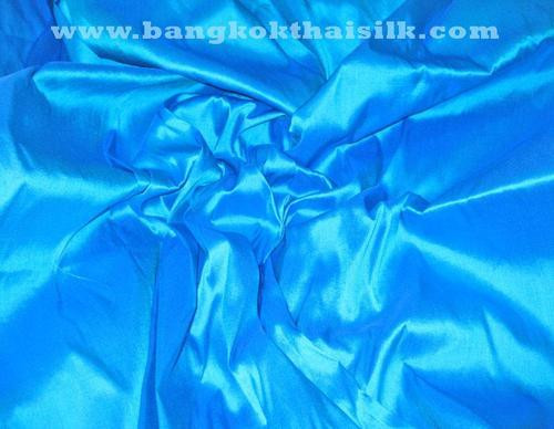 Caribbean Blue 100% Authentic Silk Fabric - Bangkok Thai Silk