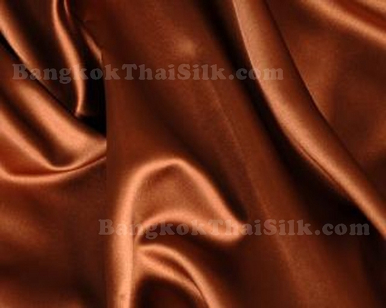 Copper Brown Satin 60W Fabric