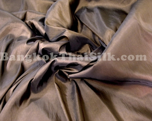 Chestnut Brown 100 Authentic Silk Fabric Bangkok Thai Silk