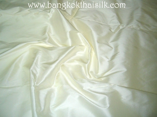 Ivory 100% Authentic Silk Fabric