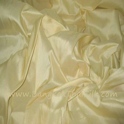 Butter Yellow 100% Authentic Silk Fabric Material 40"W BTY