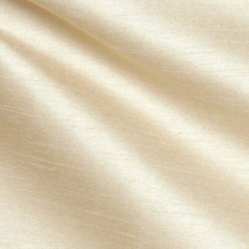 Faux Silk Caprice Dupioni 60"W Fabric - Cream 