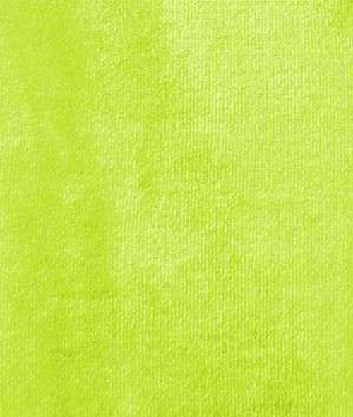 VELVET STRETCH 60"W - LIME GREEN