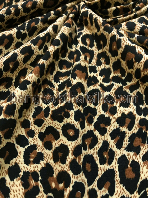Cheetah Leopard Animal Print 100% COTTON 44"W Fabric