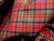 Plaid Tartan Woven Cotton Fabric 44"W - Red Blue Green