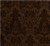 Damask Faux Silk Fabric - Brown & Chocolate