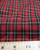 Plaid Tartan Woven Cotton Fabric 44"W Small Plaid - Red Black Yellow
