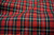 Plaid Tartan Woven Cotton Fabric 44"W Small Plaid - Red Black Yellow