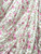 Floral Roses Ivory-Pink Faux Silk Satin 48"W Fabric