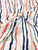 Stripe White Red & Blue Faux Silk Satin 48"W Fabric
