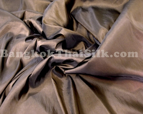 Chestnut Brown Faux Silk Taffeta 60"W Fabric