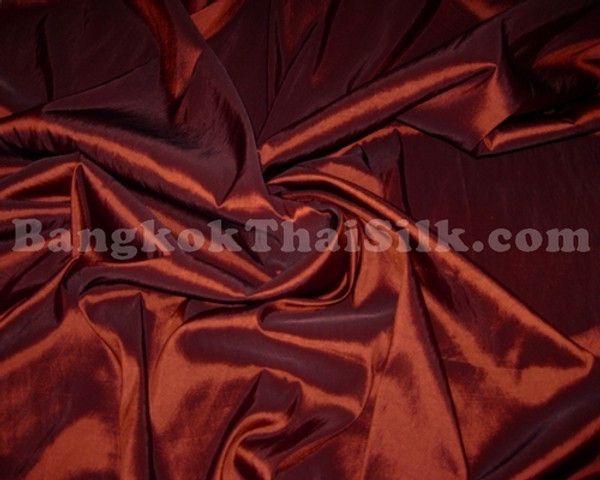 Rust Red Taffeta 60"W Fabric
