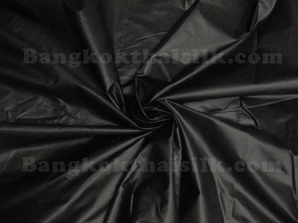Polished Cotton Shiny Fabric - Black Polished Cotton Shiny Fabric - Black