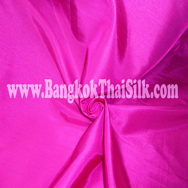 Faux Silk Caprice Dupioni 60"W Fabric - Hot Pink 