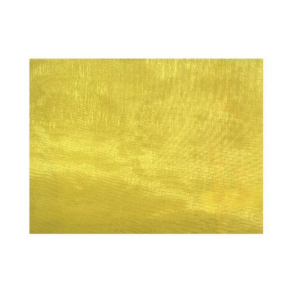 Sheer Mirror Organza - Bright Yellow