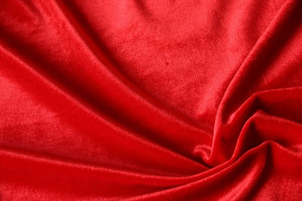 VELVET STRETCH 60"W - RED