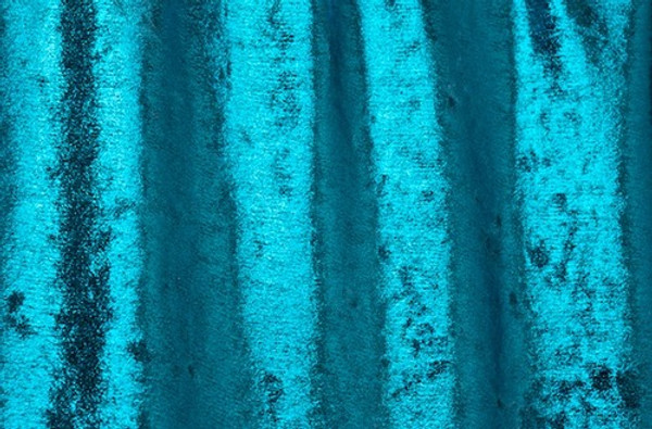 VELVET STRETCH 60"W - TURQUOISE