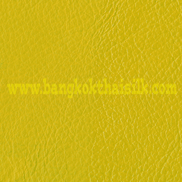 Faux Calf Leather Fabric - Yellow Faux Calf Leather Fabric - Yellow