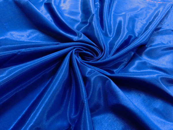 Silkatene Faux Silk Fabric -Royal Blue