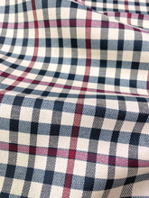 Plaid Tartan Woven Cotton Fabric 44"W - Black Red Brown