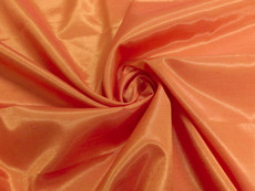 Silkatene Faux Silk Fabric - Orange Firefly