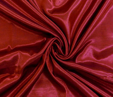 Silkatene Faux Silk Fabric - Dark Red