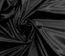 Silkatene Faux Silk Fabric - Black