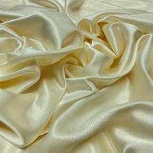 Duchess Satin Fabric 60"W Heavy Weight - Pale Gold