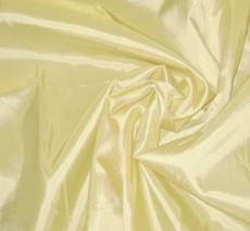 Butter Yellow Faux Silk Taffeta 60"W Fabric