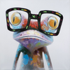 Canvas Wall Art "Hipster Froggy"