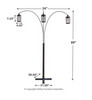 Metal Arc Floor Lamp in Bronze " Maovesa" Metal Arc Floor Lamp in Bronze " Maovesa"
