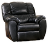 Contemporary Rocker Recliner in Onyx "Dylan"