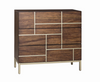 Mid-Century Modern Accent Cabinet in Warm Brown