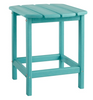 Rectangular End Table in Turquoise