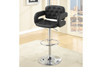 White Tufted Bar Stool w/Arms