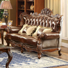 Traditional Love Seat in Dark Oak "Jericho"