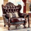 Traditional Love Seat in Dark Oak "Jericho"