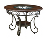 Traditional Dining Table Only in a Brown Cherry Finish "Glambrey"