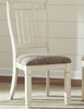 Casual Side Chair in Antique White (Pack of 2) "Bolanburg"