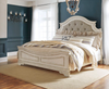 Casual 4pc Distressed Bedroom Set in Chipped White "Realyn"