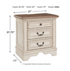 Casual 4pc Distressed Bedroom Set in Chipped White "Realyn"