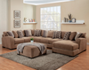 4pc Sectional in Gull "Wesley"