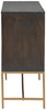 Accent Cabinet In Brown/Gold Finish "Elinmore"